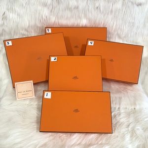 Authentic HERMES Boxes! - Set of 5 - Various Sizes